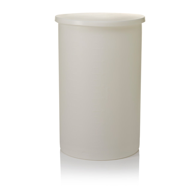 Nalgene™ Lightweight Graduated Cylindrical LLDPE Tank with Cover