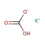 Potassium bicarbonate, Puriss., meets analytical spec. of BP, Ph. Eur., USP, E501, 99.5-101.0% (acidimetric), Solstice