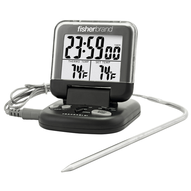 Digital Thermometers with Stainless-Steel Probe on Cable