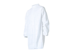 Tyvek&trade; IsoClean&trade; Front Snap Cleanroom Frocks, High Mandarin Collar