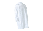 Tyvek&trade; IsoClean&trade; Front Snap Cleanroom Frocks, High Mandarin Collar