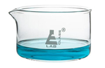 Flat Bottom Glass Crystallizing Dishes with Spout