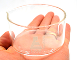 Flat Bottom Glass Crystallizing Dishes with Spout