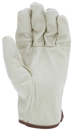 Premium Grade Unlined Grain Pigskin Leather Drivers Gloves