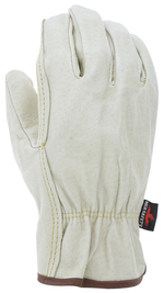 Premium Grade Unlined Grain Pigskin Leather Drivers Gloves