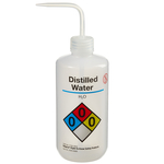 Nalgene&trade; Narrow-Mouth Right-to-Know LDPE Wash Bottles
