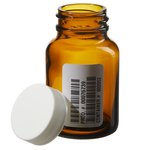 I-Chem&trade; Wide-Mouth Amber Glass Packer with Closure
