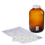 I-Chem&trade; Wide-Mouth Amber Glass Packer with Closure