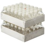 Nalgene&trade; Square PETG Media Bottles with Closure: Sterile, Shrink-Wrapped Trays