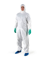 BioClean-D&trade; Drop-Down Sterile Coverall with Hood S-BDSH