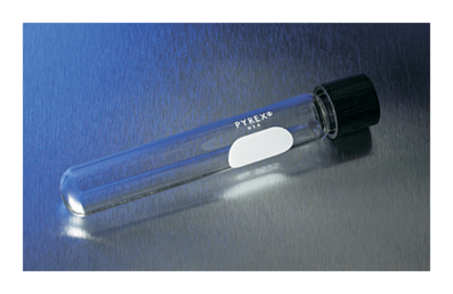 PYREX™ Reusable Glass Tubes with Rubber-Lined Phenolic Caps