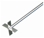 Overhead Stirrer Impellers - Blade and Half-Moon Styles