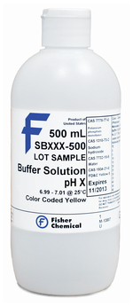 Buffer Solution, pH 10.00, Color-Coded Blue (Certified), Fisher Chemical&trade;