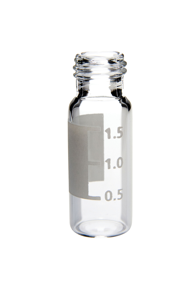 9mm Clear Glass Screw Thread Vials
